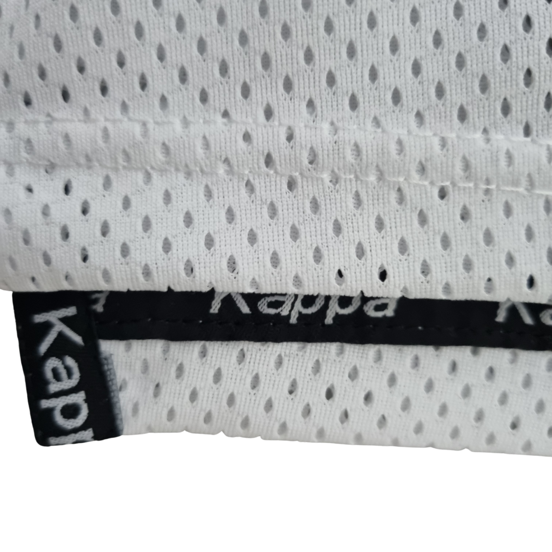 Camisa Vasco da Gama II Retrô 1998 - Retrô Kappa Masculino - Branca com faixa preta