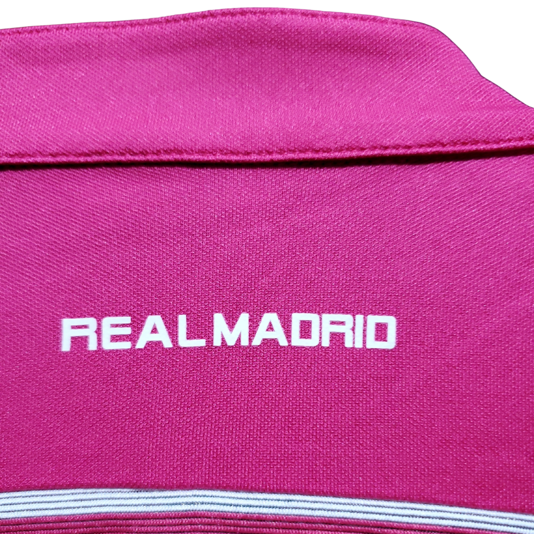 Camisa Real Madrid II 2014/2015 - Retrô Adidas - Rosa com detalhes em branco