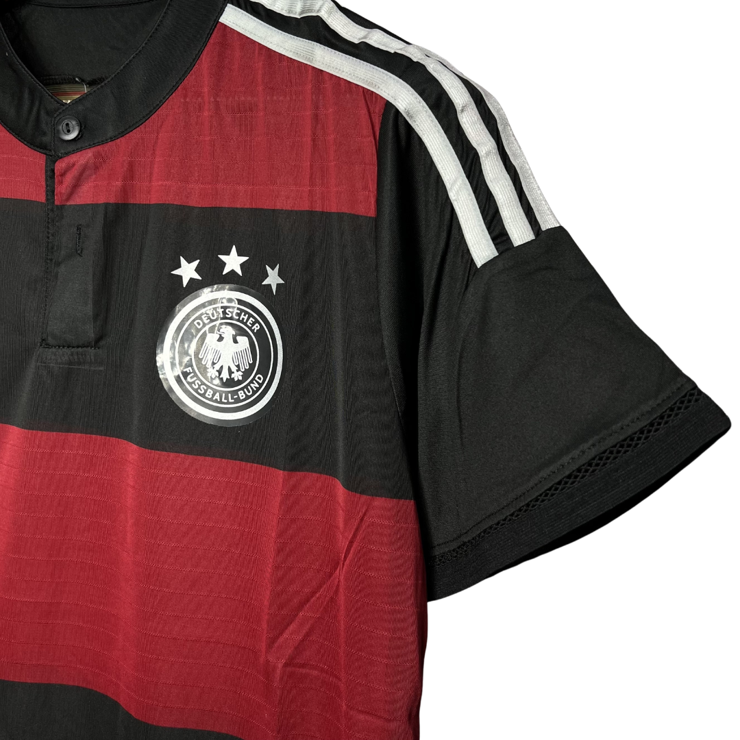 Camisa Seleção da Alemanha II 2014 - RetrÓ Adidas - Preta e vermelha