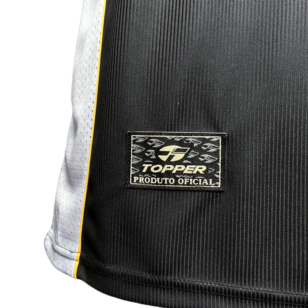 Camisa Corinthians III 1999 - Retrô Topper Masculina - Preta com detalhes em branco