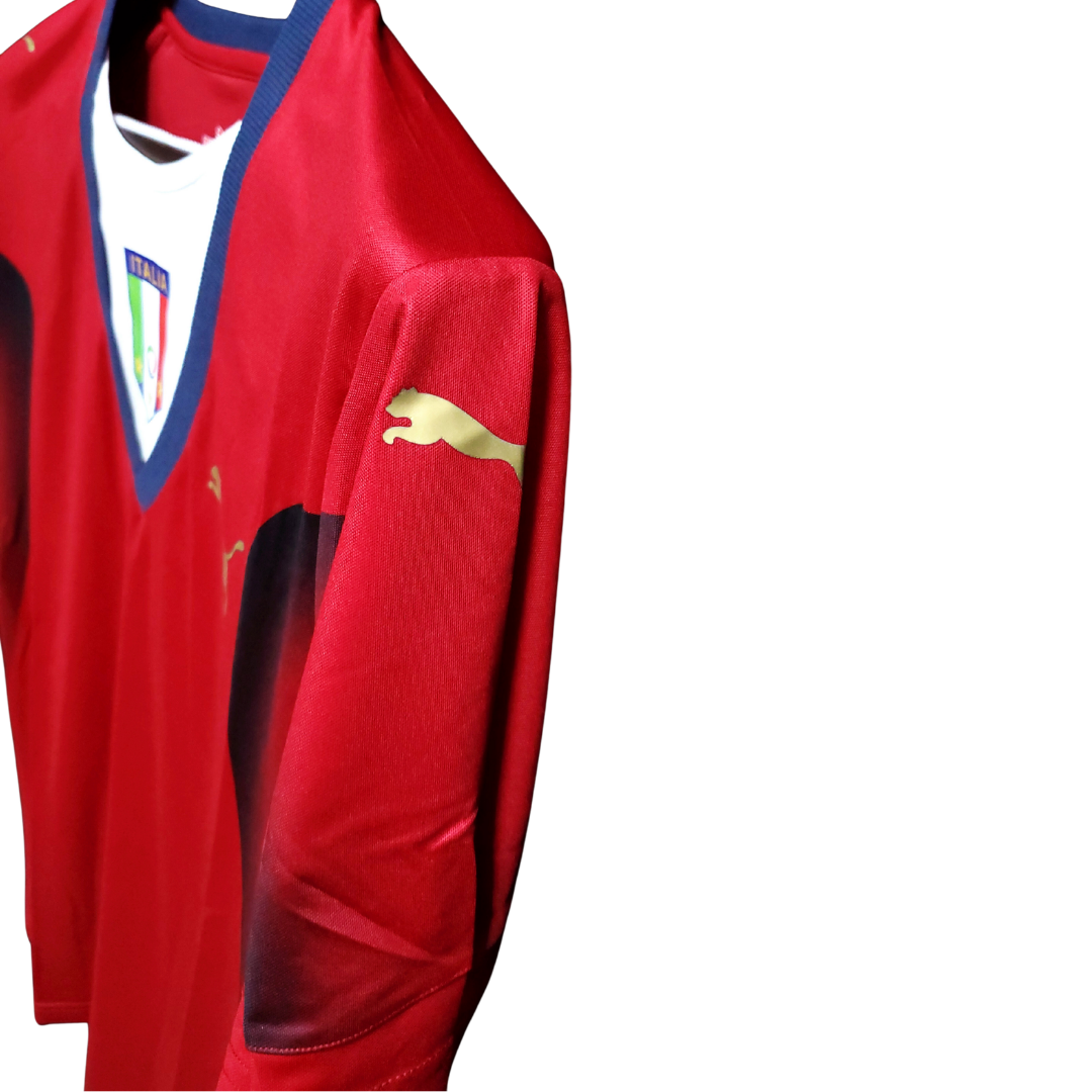 Camisa Seleção da Itália 2006 Goleiro - Retrô Puma - Vermelha