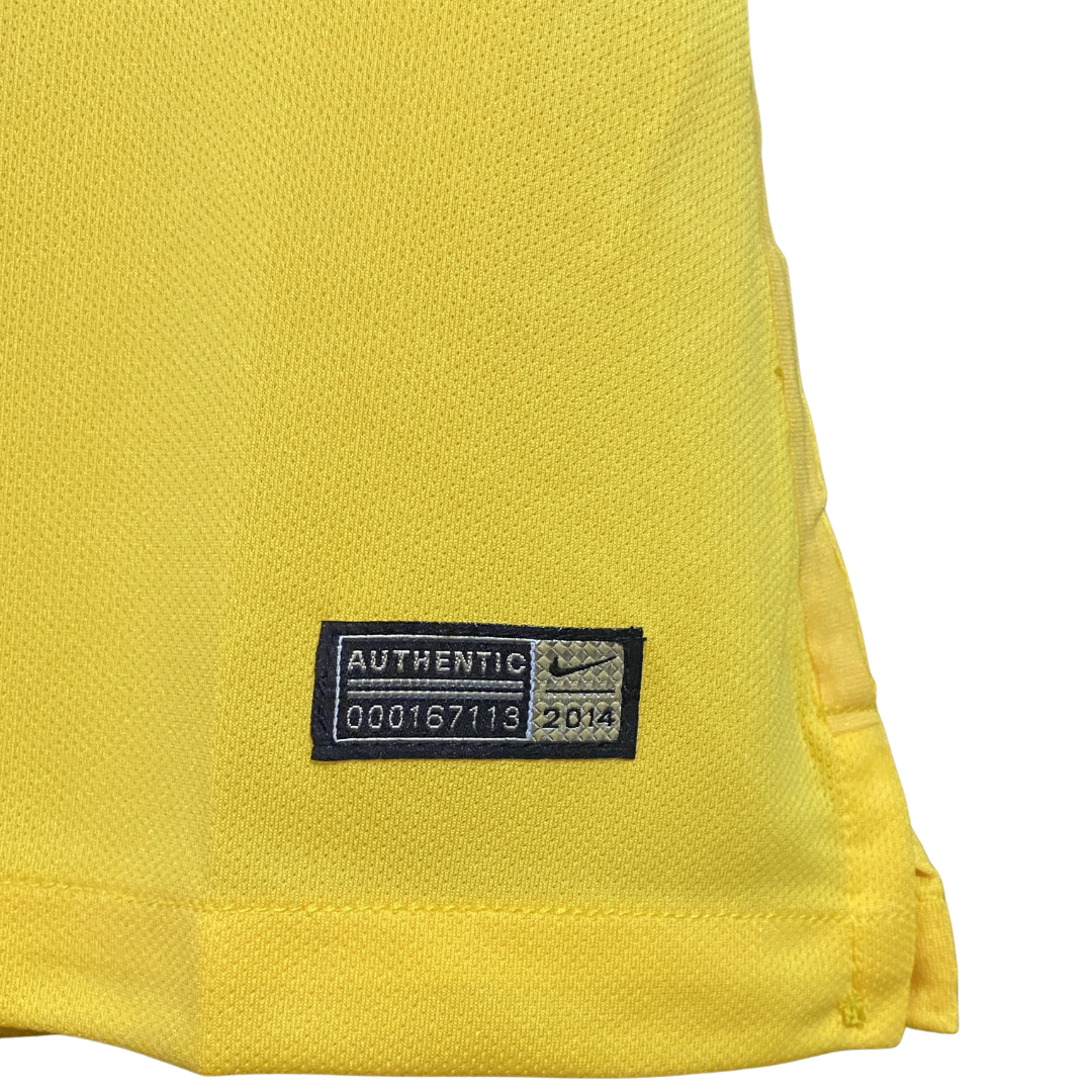 Camisa Seleção Brasileira I 2014 - RetrÓ Nike - Amarela
