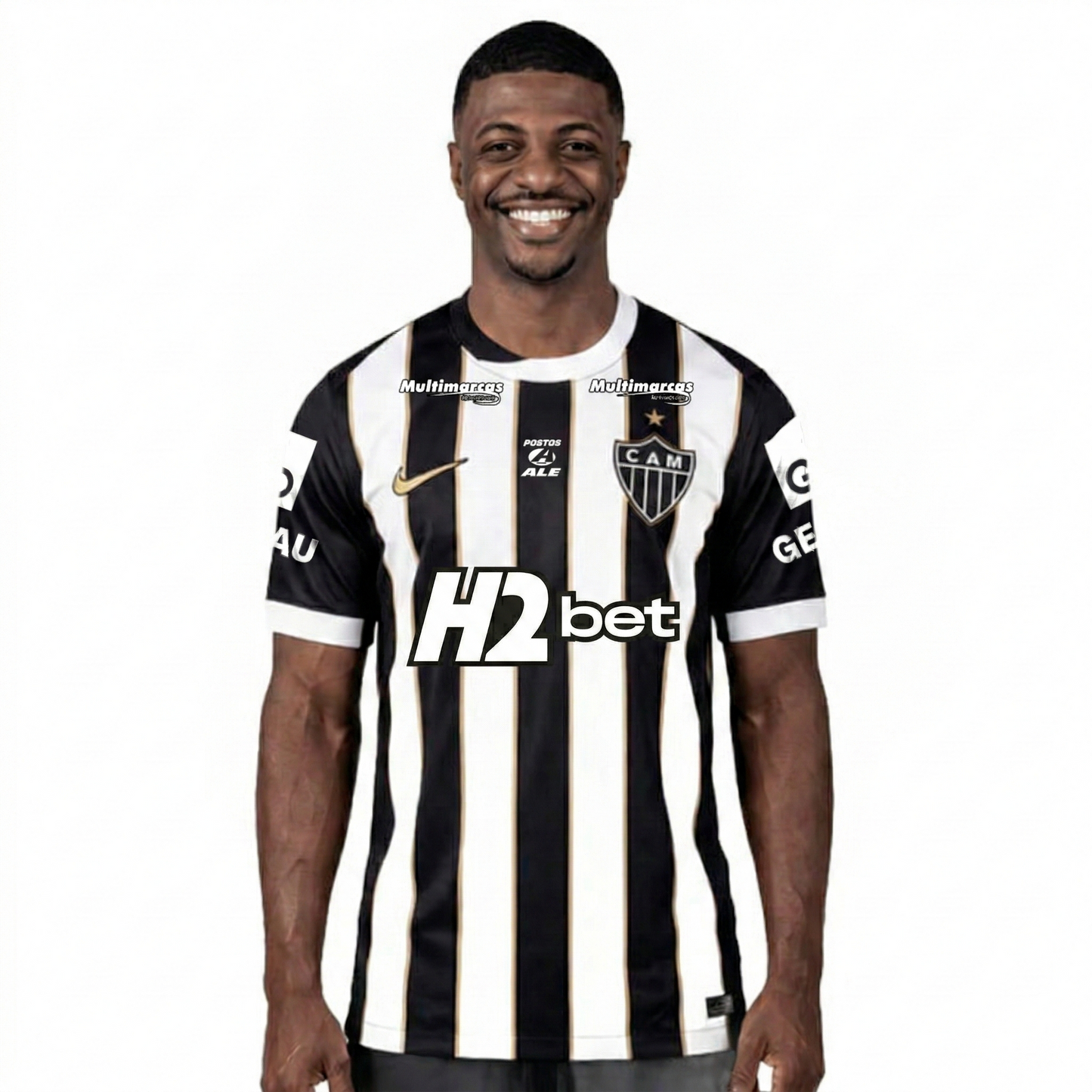 Camisa Atlético Mineiro I 2026/2027 - Torcedor Masculina com Todos os Patrocínios