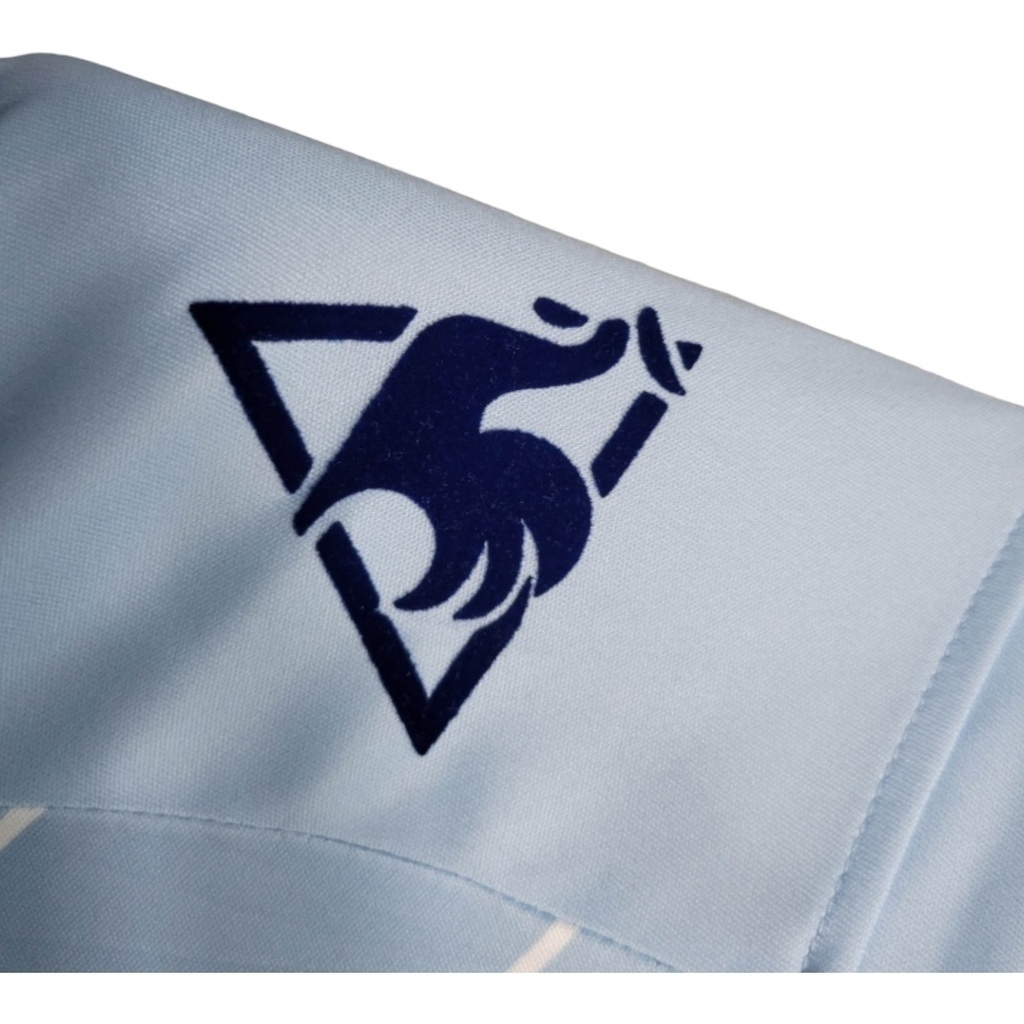 Camisa Manchester City I 2007/2008 - Retrô - Azul com detalhes em branco