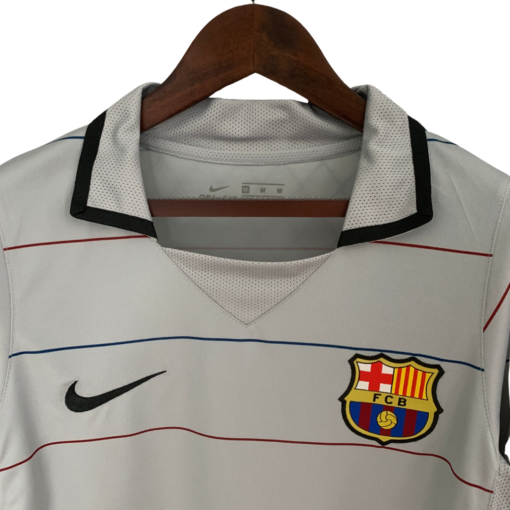 Camisa Barcelona II 2003/2004 - Retrô Nike - Cinza