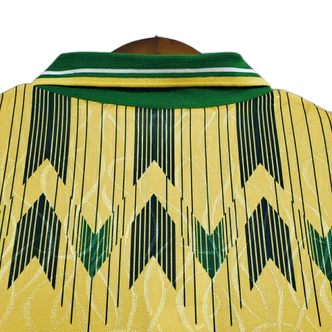 Camisa Celtic 1991/1992 - Retrô Umbro - Amarela e Verde