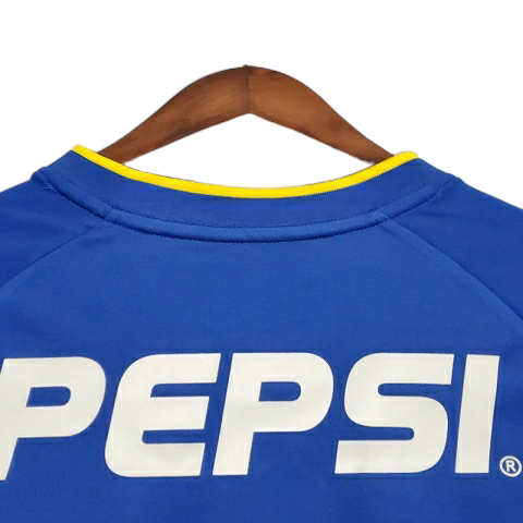 Camisa Boca Juniors 2002 - Retrô Nike - Azul e Amarela