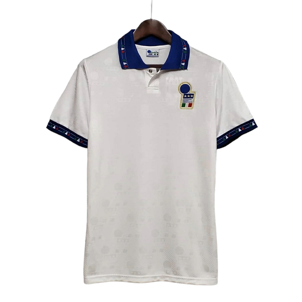 Camisa Seleção da Itália II 1994 - Retrô Diadora - Branca