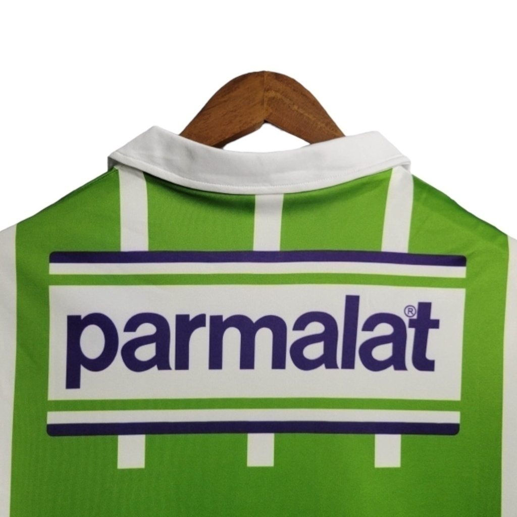 Camisa Palmeiras I 1992/1993 - Retrô Adidas - Verde com listras em branco
