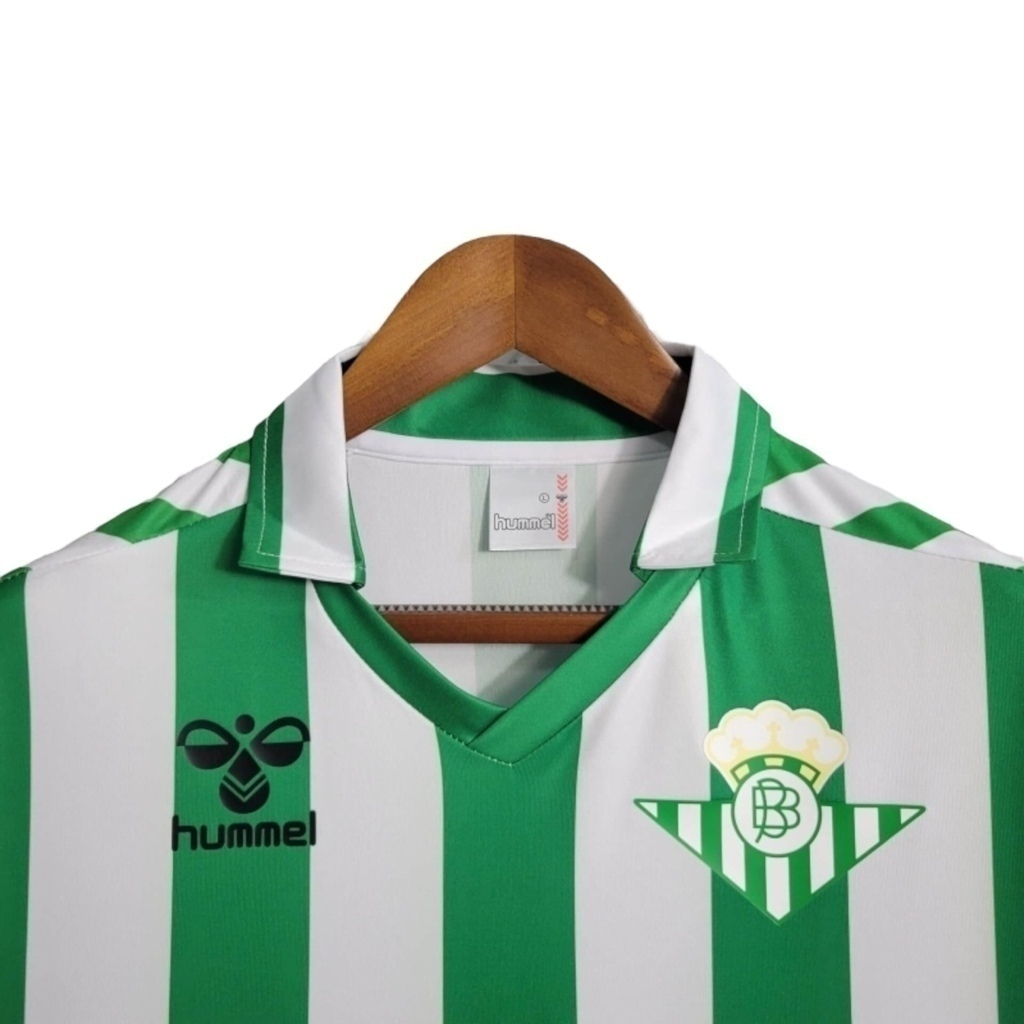 Camisa Real Bétis 1988/1989 - Retrô Hummel - Verde e branca