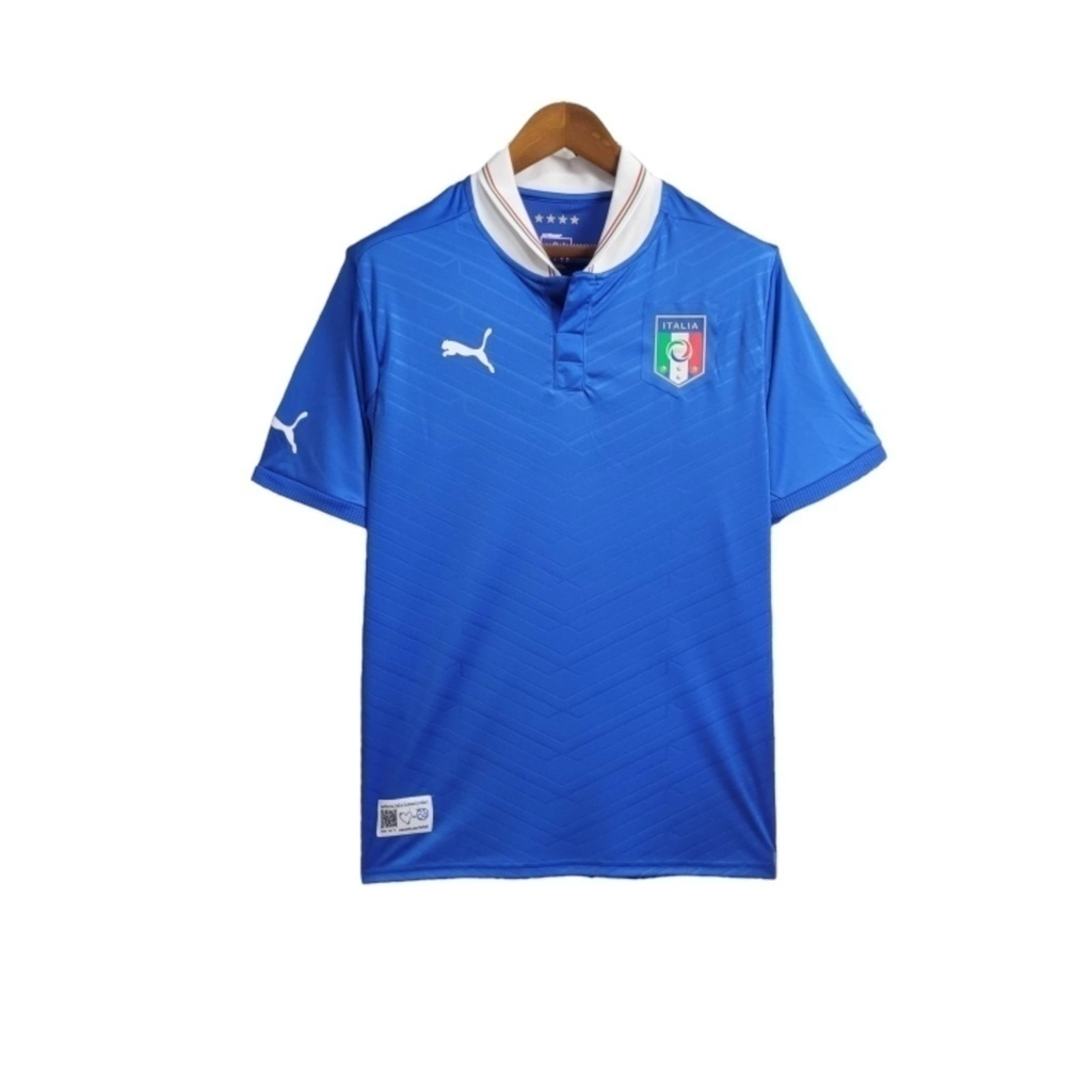 Camisa Seleção da Itália I 2012 - Retrô Puma - Azul