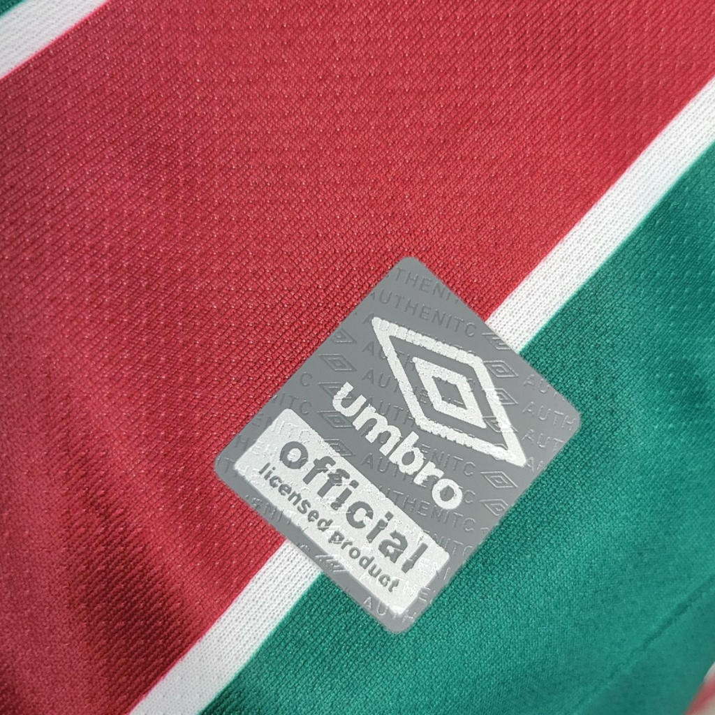 Camisa Fluminense I 23/24 Edição da Final da Libertadores 2023 - Torcedor Umbro Masculina - Tricolor