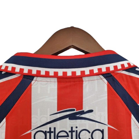 Camisa Chivas Guadalajara - 1999/2000 - Vermelha e Branca - Retrô Atletica