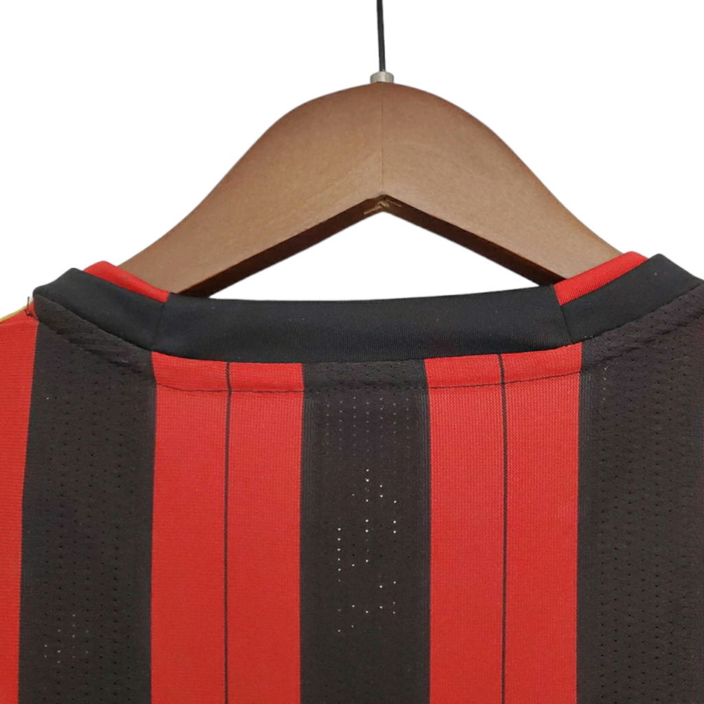 Camisa AC Milan 2013/2014 - Retrô Adidas - Vermelha e preta