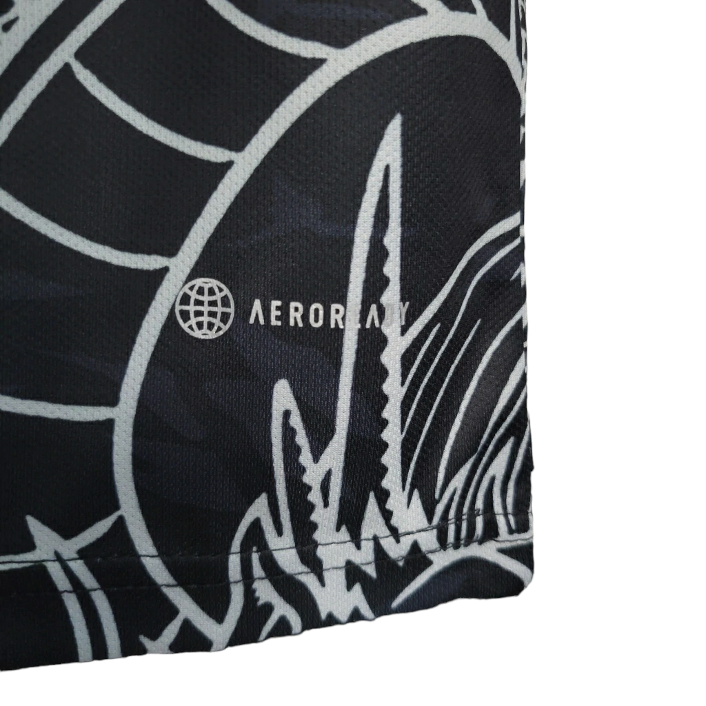 Conjunto Infantil Real Madrid II 2014/2015 - Retrô Adidas - Preto