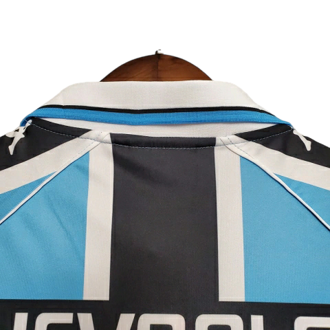 Camisa Grêmio I 2000 - Retrô Kappa - Azul e preta