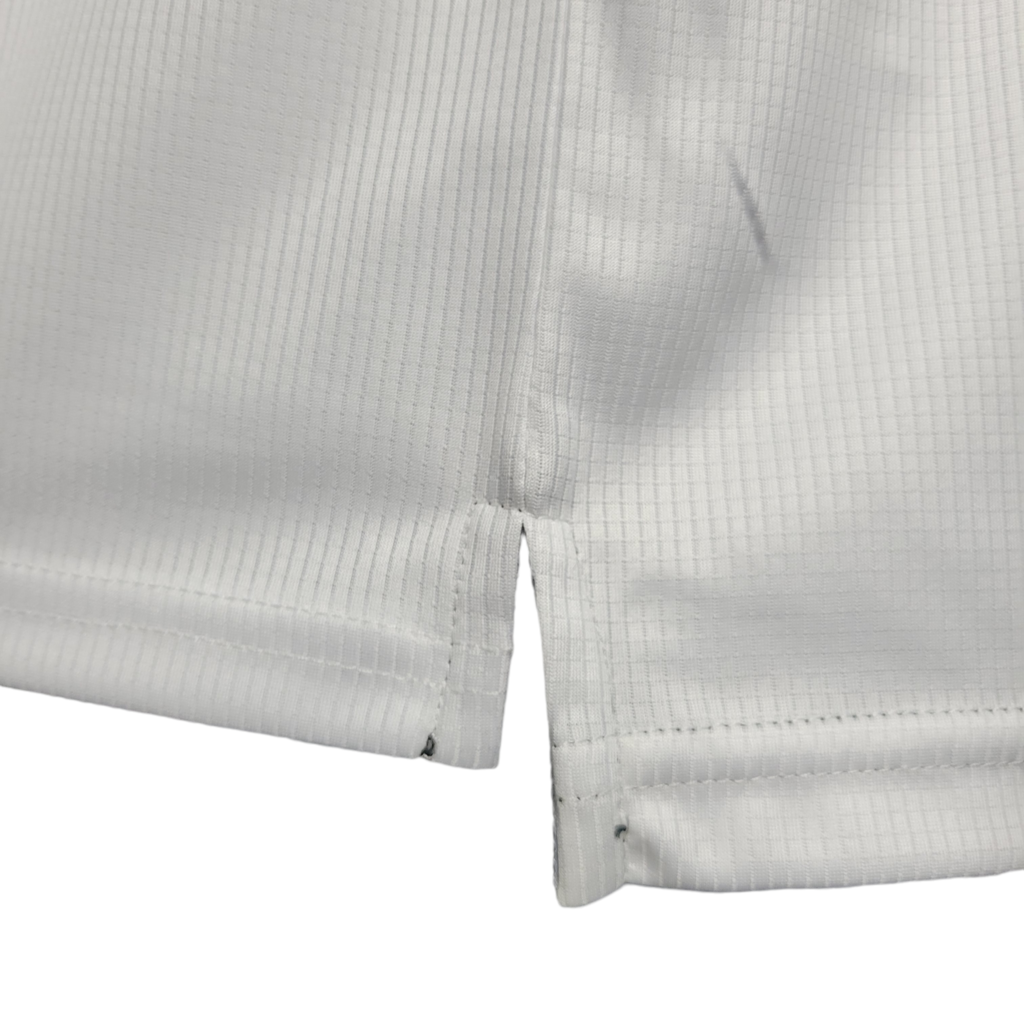 Camisa Vasco da Gama II Retrô 2000 - Retrô Kappa - Branca com a faixa em preto e detalhes em amarelo e vermelho
