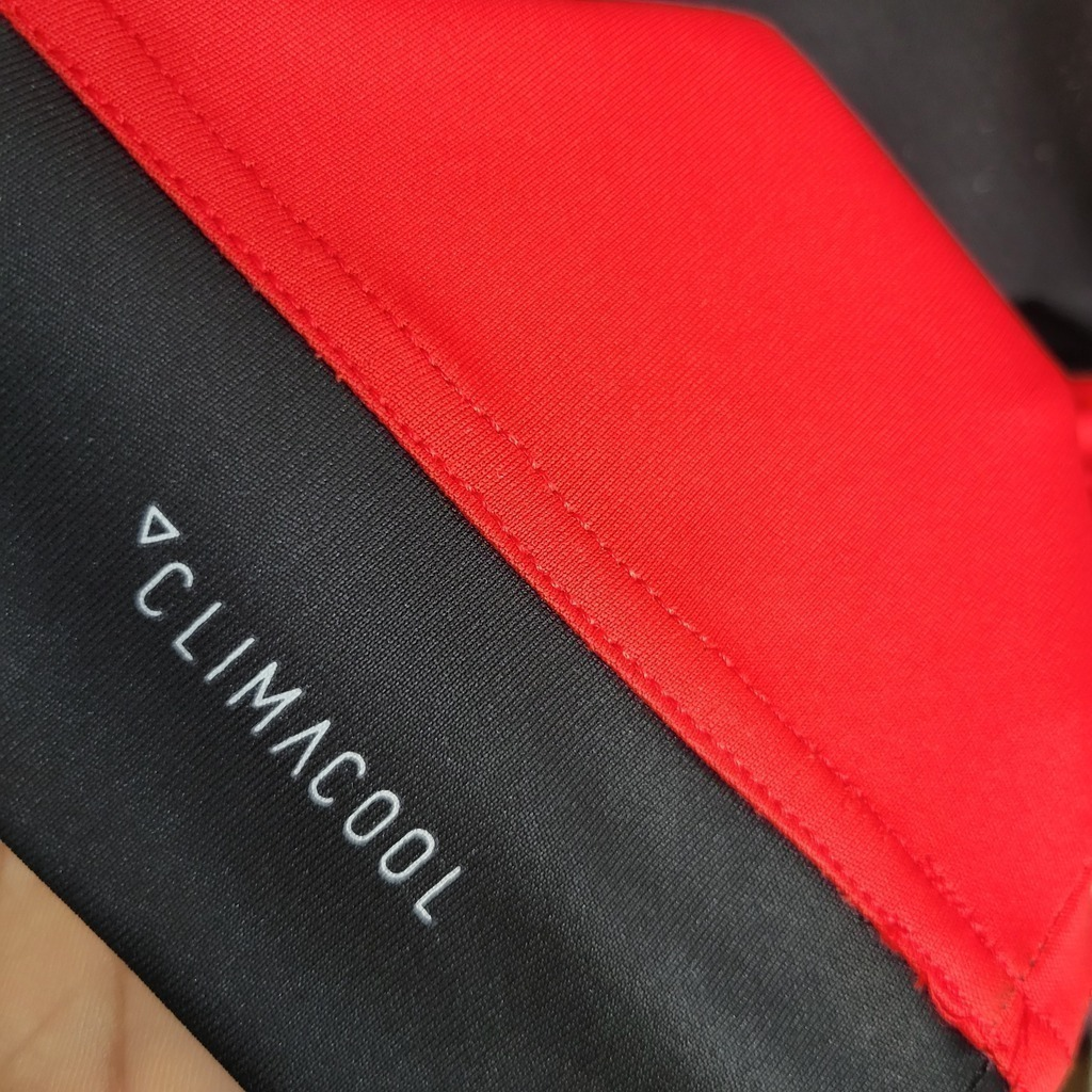 Camisa Flamengo I 2017/2018 - Retrô Adidas - Vermelha com detalhes em Preto