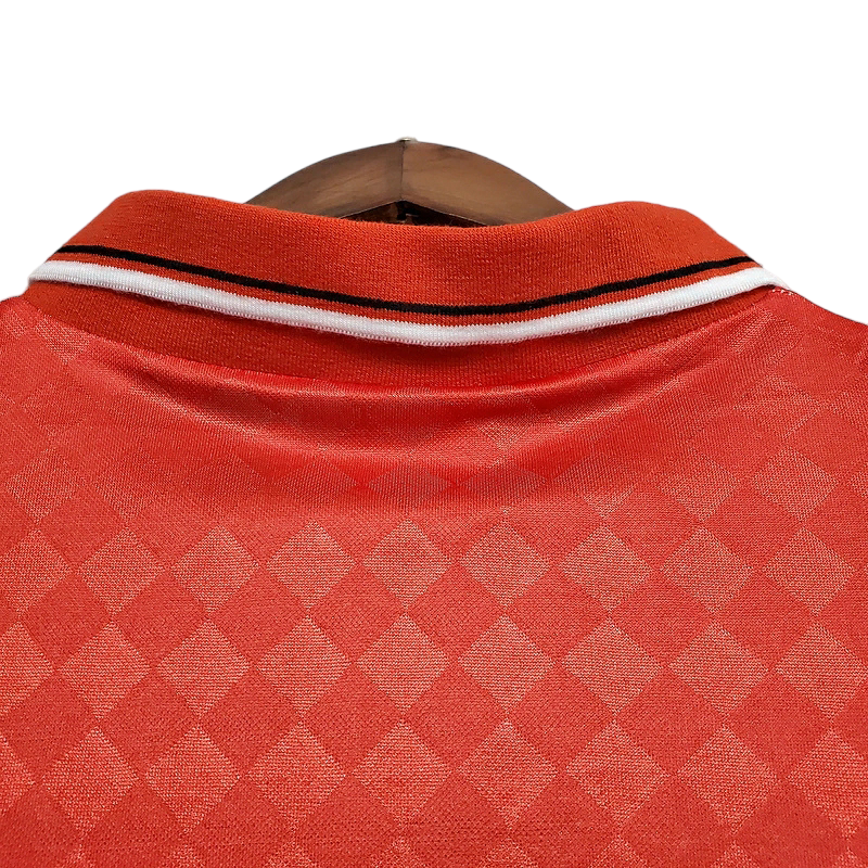 Camisa Ajax I 1990/1992 - Retrô Umbro - Vermelha e Branca