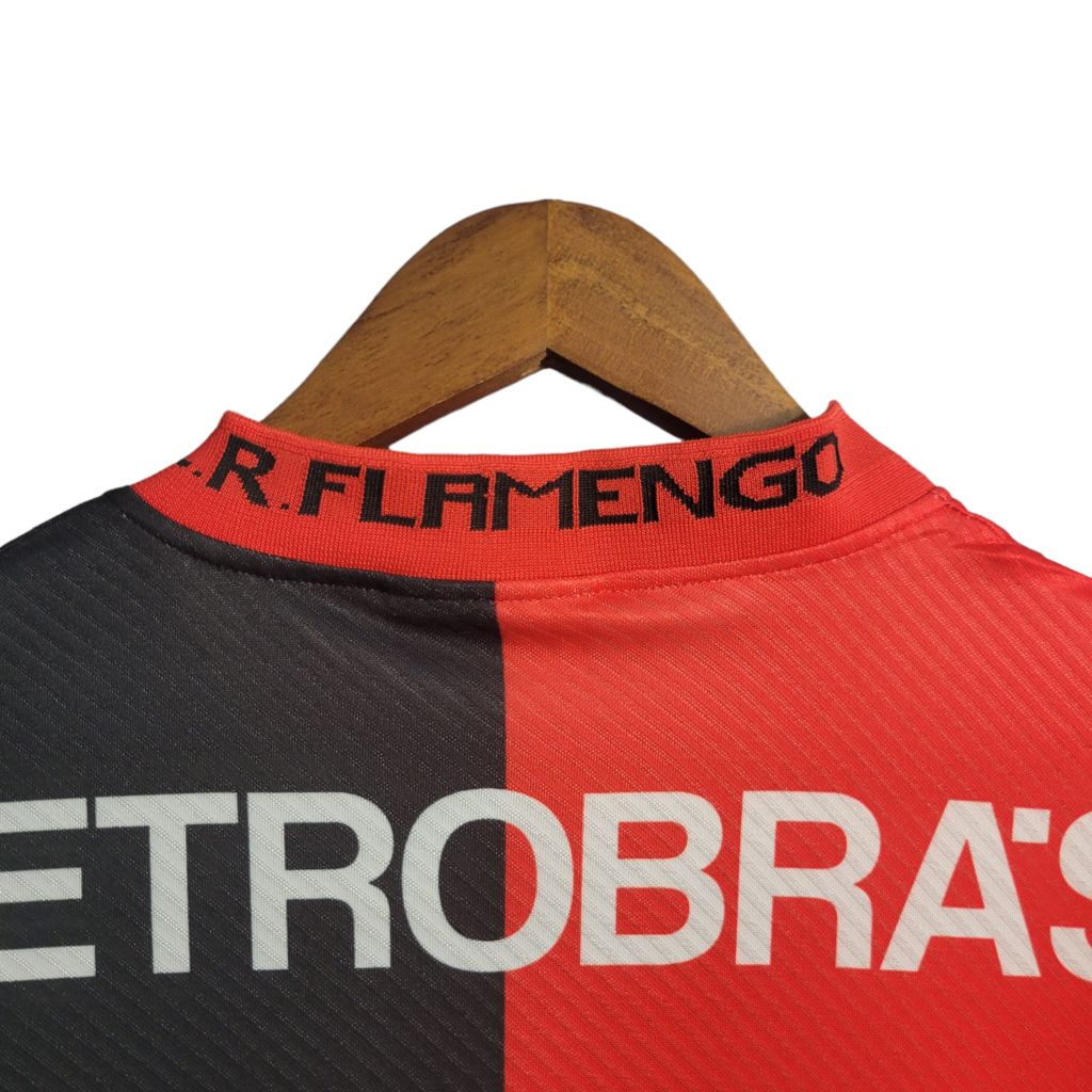 Camisa Flamengo II 1994 - Retrô Umbro - Vermelha e preta