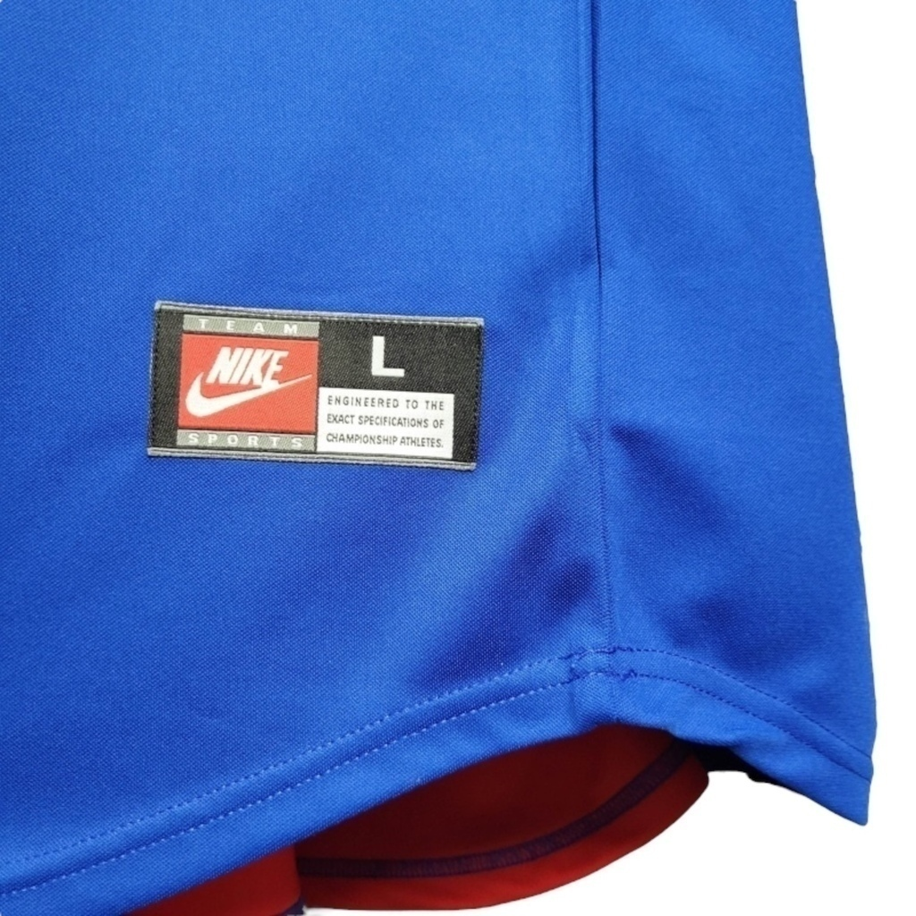 Camisa Barcelona Edição Centenário 1998/1999 Manga Longa - Retrô Nike - Azul e vermelha
