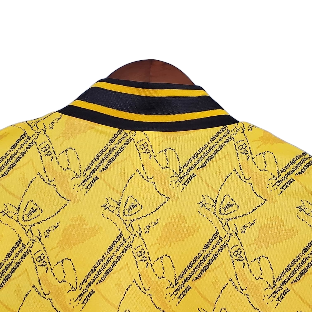 Camisa Liverpool 1994/1996 - Retrô Adidas - Amarela