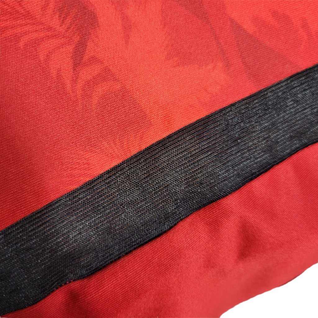 Camisa Flamengo I 2014 - Retrô Adidas - Vermelha com detalhes em preto e branco