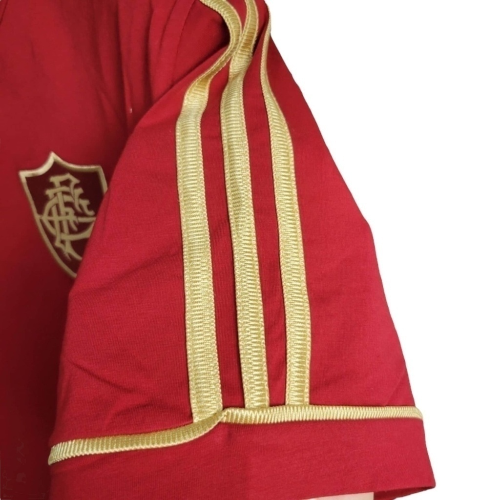 Camisa Fluminense Adidas Originals - Retrô Adidas - Grená com detalhes em dourado
