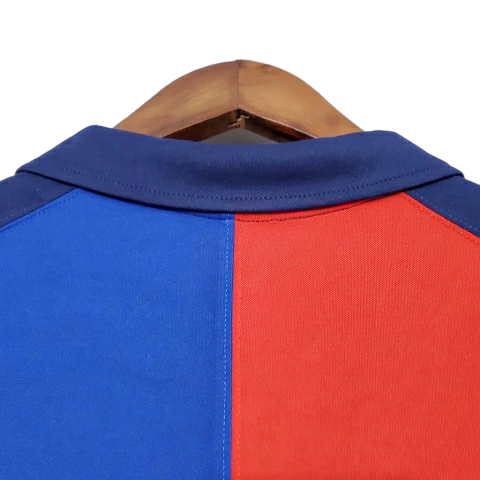 Camisa Barcelona Edição Centenário 1998/1999 - Retrô Nike - Azul e Grená
