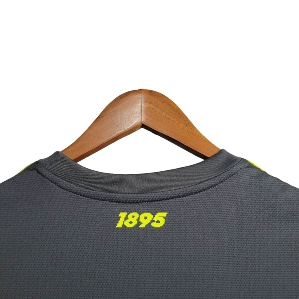 Camisa Flamengo III 2019/2020 - Retrô Adidas - Cinza com detalhes em amarelo