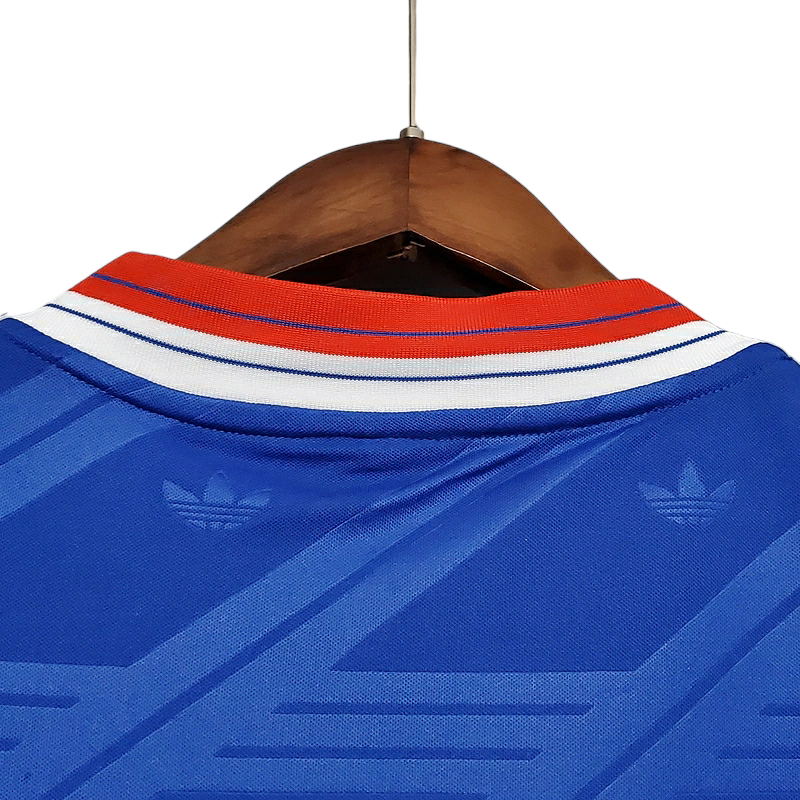 Camisa Manchester United 1986/1988 - Retrô Adidas - Azul