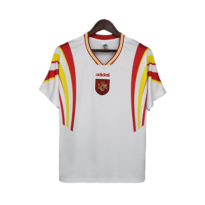 Camisa Seleção da Espanha 1996 - RetrÓ Adidas - Branca