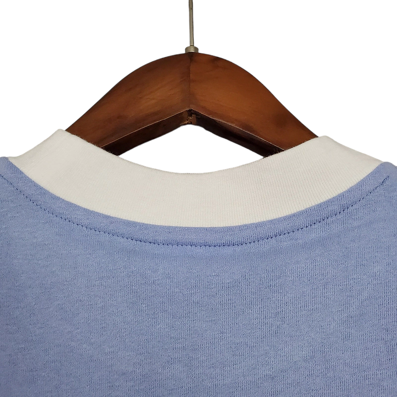 Camisa Manchester City 1972 - Retrô - Azul