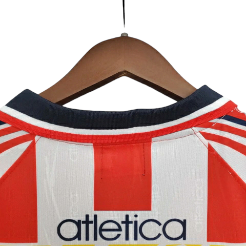 Camisa Chivas Guadalajara - 1998/1999 - Vermelha e Branca - Retrô Atletica