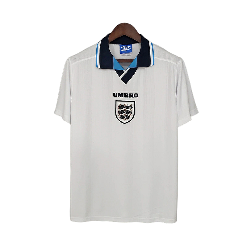 Camisa Seleção da Inglaterra 1996 - RetrÓ Umbro - Branca