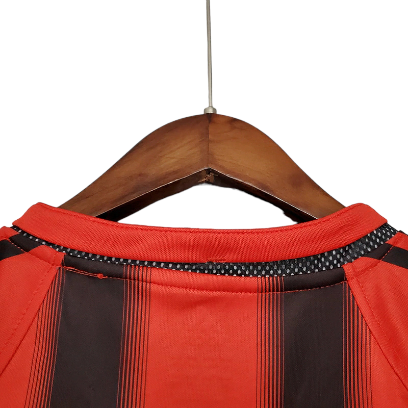 Camisa AC Milan 2004/2005 - Retrô Adidas - Vermelha e Preta