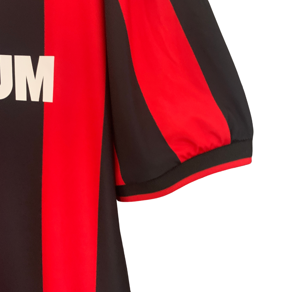 Camisa AC Milan 1990/1991 - Retrô Adidas - Vermelha e preta