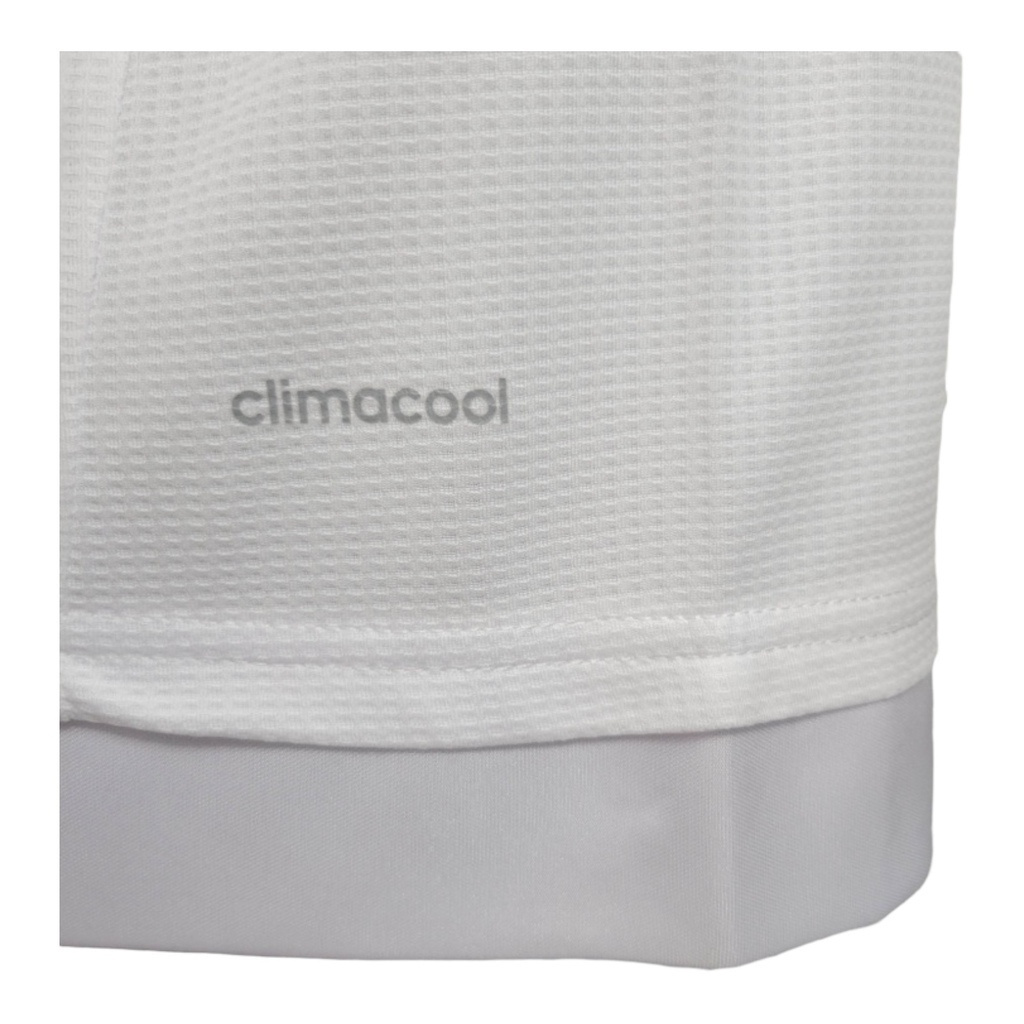 Camisa Real Madrid I 2015/2016 - Retrô Adidas - Branca com detalhes em cinza