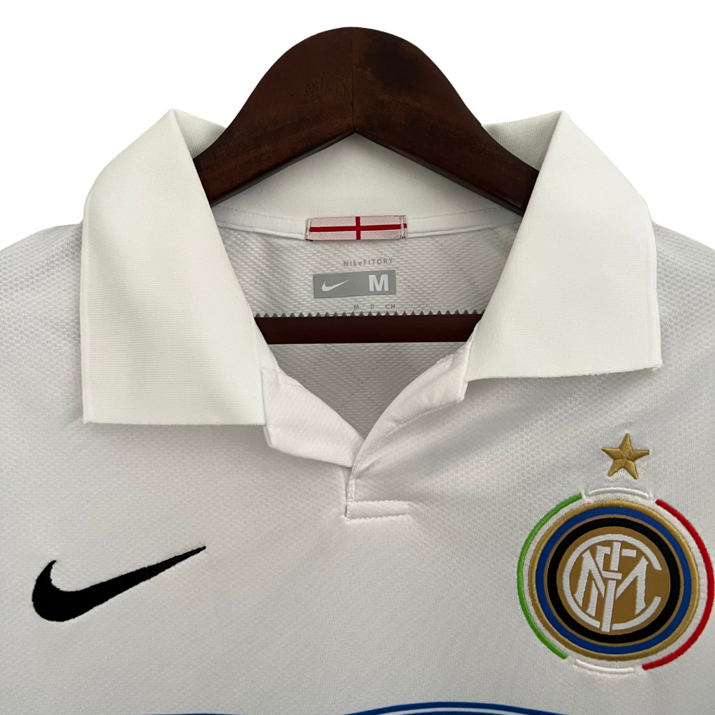 Camisa Inter de Milão II 2009/2010 - Retrô Nike - Branca