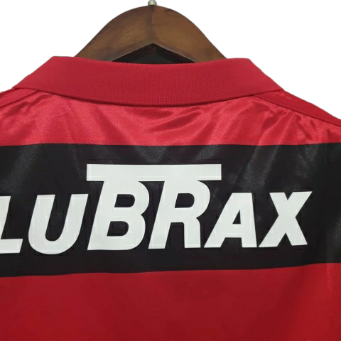 Camisa Flamengo 1990 - Retrô Adidas - Vermelha e Preta