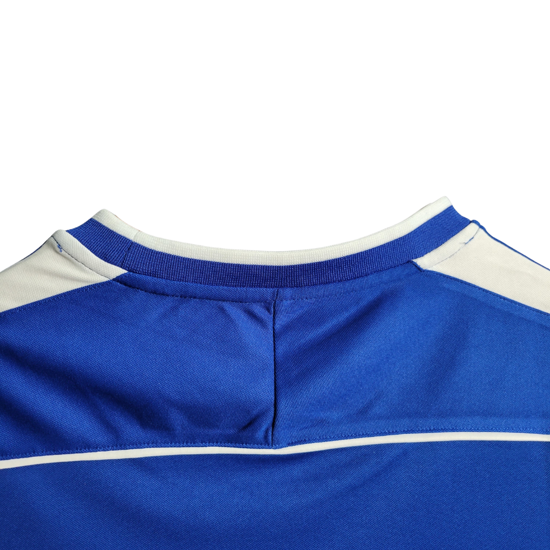 Camisa Seleção Brasileira II 1998 - Retrô Nike - Azul com detalhes em branco