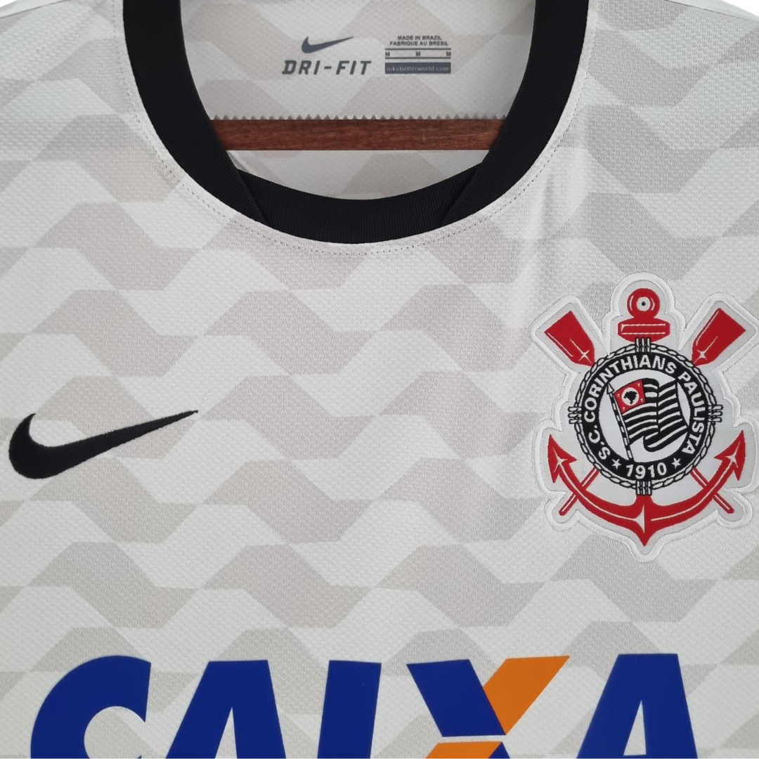 Camisa Corinthians I 2012 - Retrô Nike Masculina - Branca
