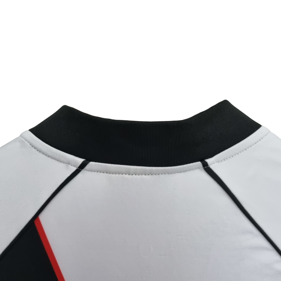 Camisa Vasco da Gama II Retrô 1998 - Retrô Kappa Masculino - Branca com faixa preta