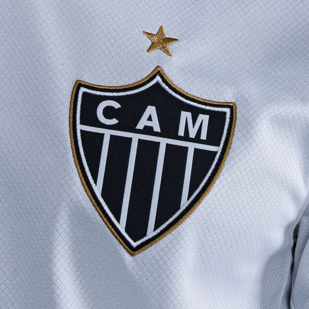 Camisa Atlético Mineiro II 26/27 - Torcedor Nike Masculina - Branca com detalhes em preto e dourado
