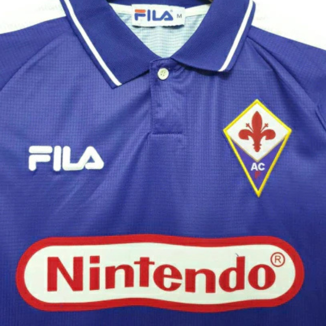 Camisa Fiorentina I 1998 - Retrô Fila - Roxa