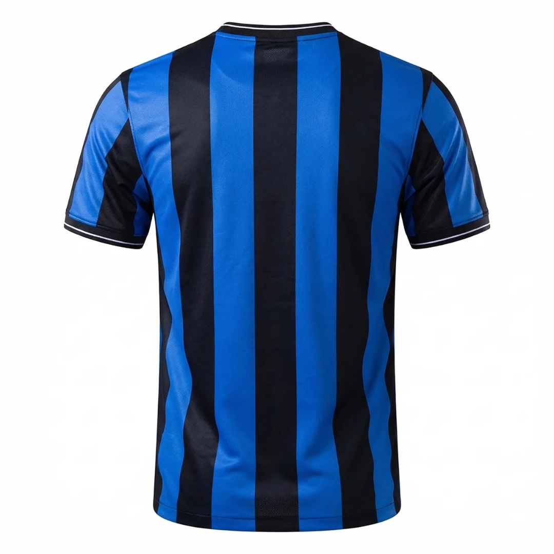 Camisa Inter de Milão I 2009/2010 - Retrô Nike - Azul e preta
