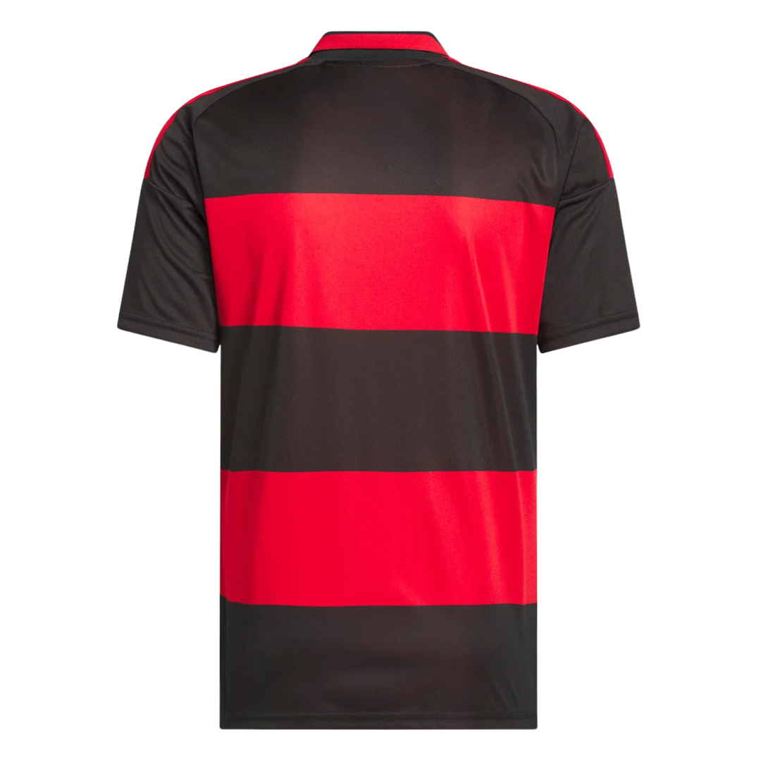 Camisa Flamengo I 26/27 - Torcedor Adidas Masculina - Preta e vermelha