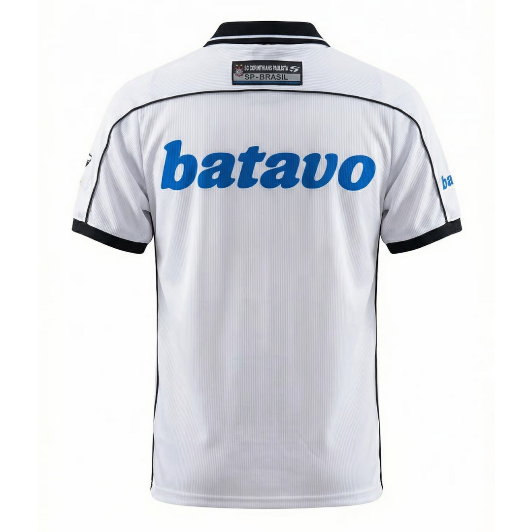Camisa Corinthians I 1999/2000 - Retrô Topper Masculina - Branca