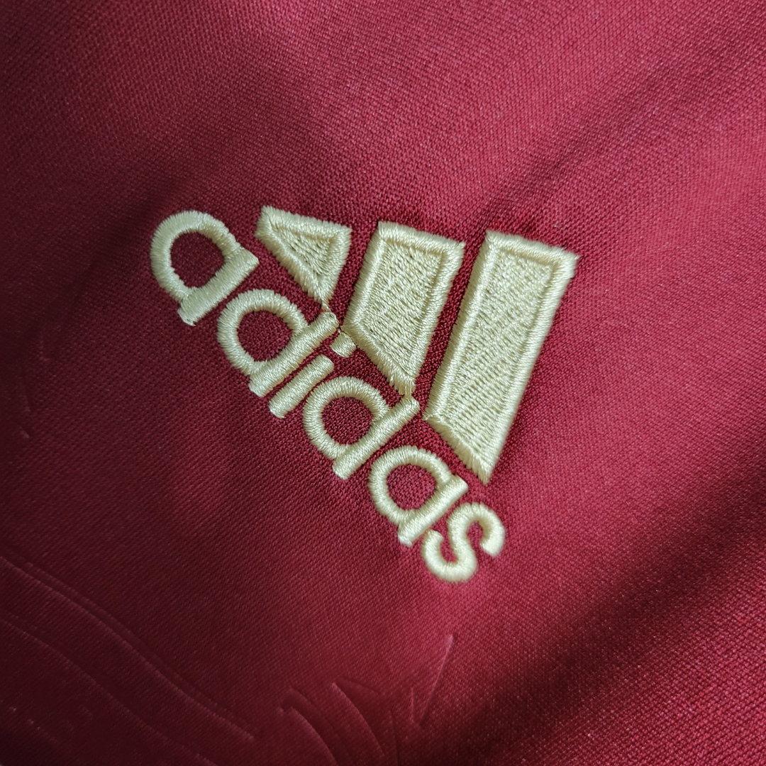 Camisa Fluminense III 2011/2012 - Retrô Adidas - Vermelha com detalhes em dourado
