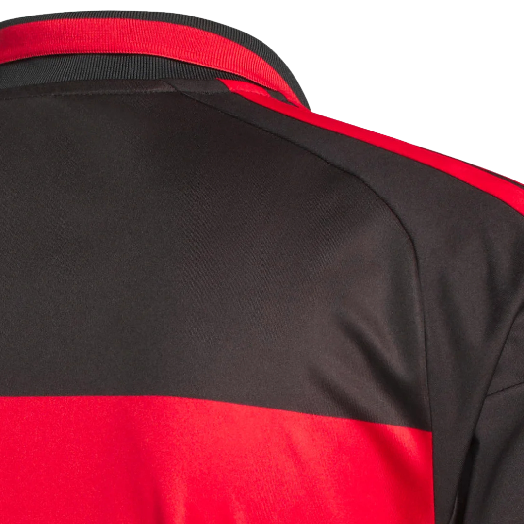 Camisa Flamengo I 26/27 - Torcedor Adidas Masculina - Preta e vermelha
